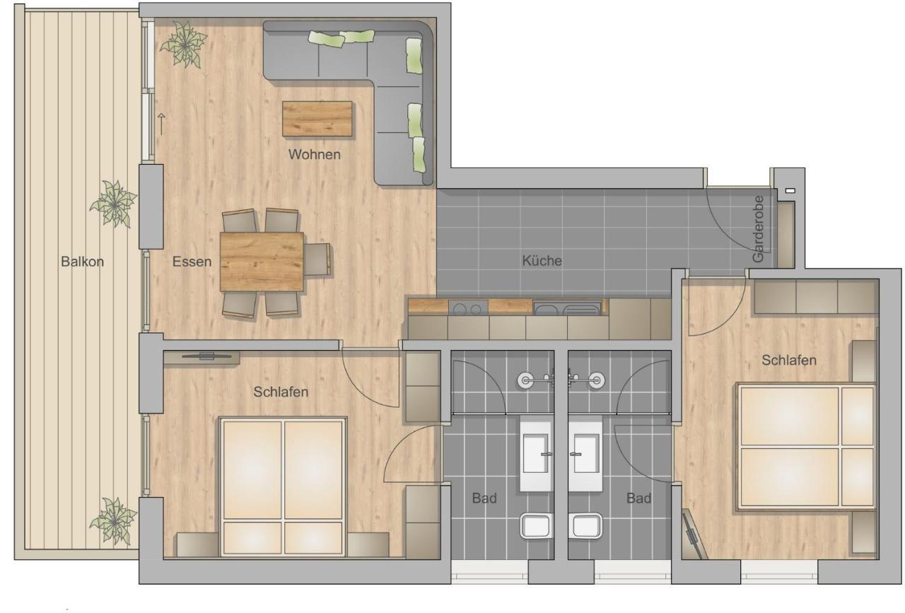 Gaestehaus Sonne Bichlbach Kamer foto